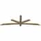 Ekena Millwork Alberta Rough Sawn Timber Gable Bracket, Douglas Fir, 84"W x 28"H x 2"D x 4"F, 8/12 Pitch GBW084X28X0204ALB00RDF - alternate 3